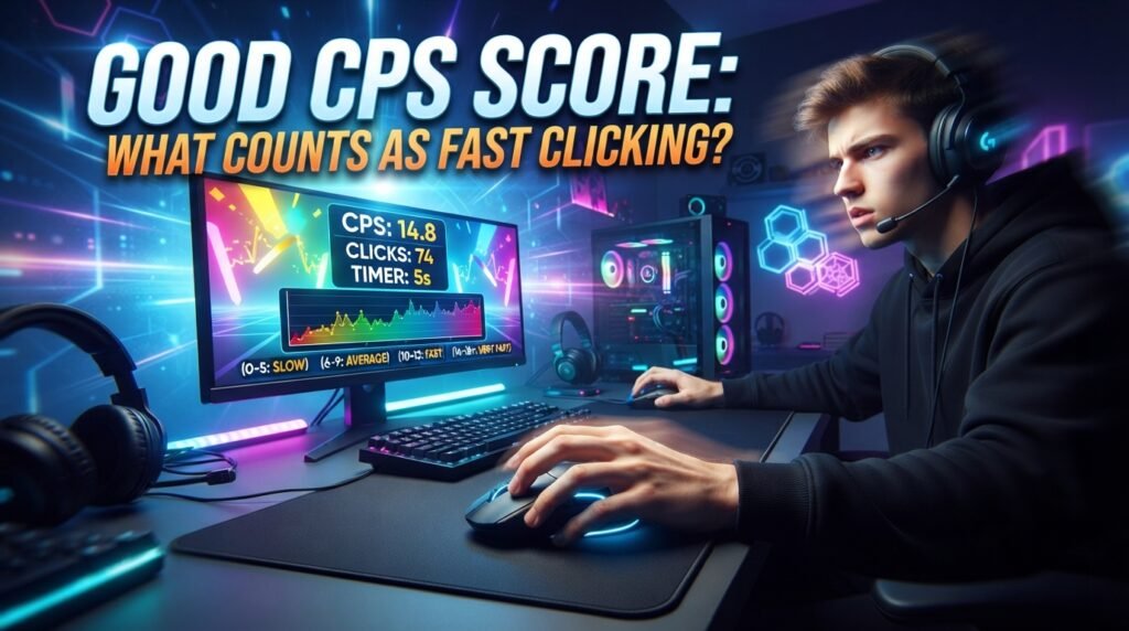 Good CPS Score What Counts as Fast Clicking