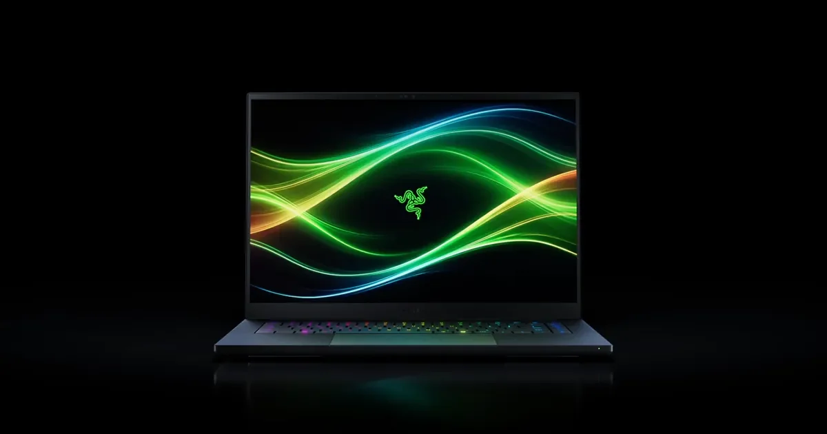 Razer Blade 16 RTX 5090 gaming laptop official product image