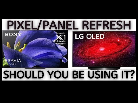 OLED, Burn-in, and Pixel Refresher explained.