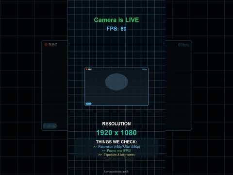 What your webcam ACTUALLY looks like - Webcam Test #shorts