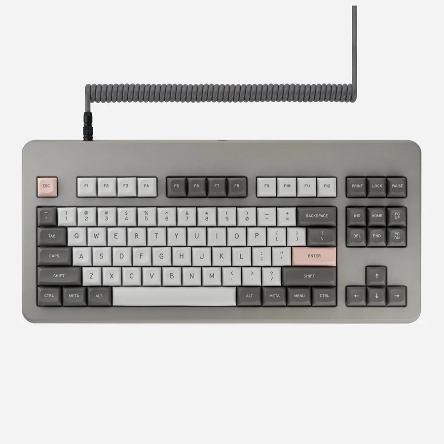 Norbauer Seneca First Edition luxury keyboard in Travertine finish